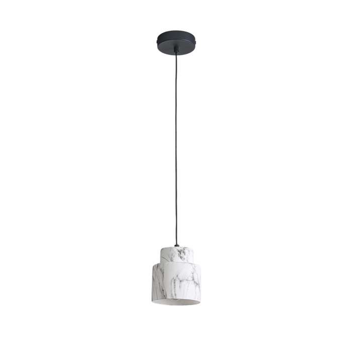 Подвесной светильник Escada 1173/1S E27*60W Black/Marble white