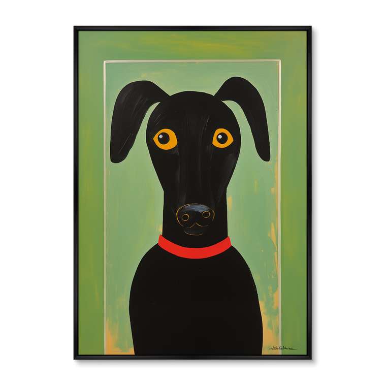 Репродукция картины Dog, No 1, 2024г.