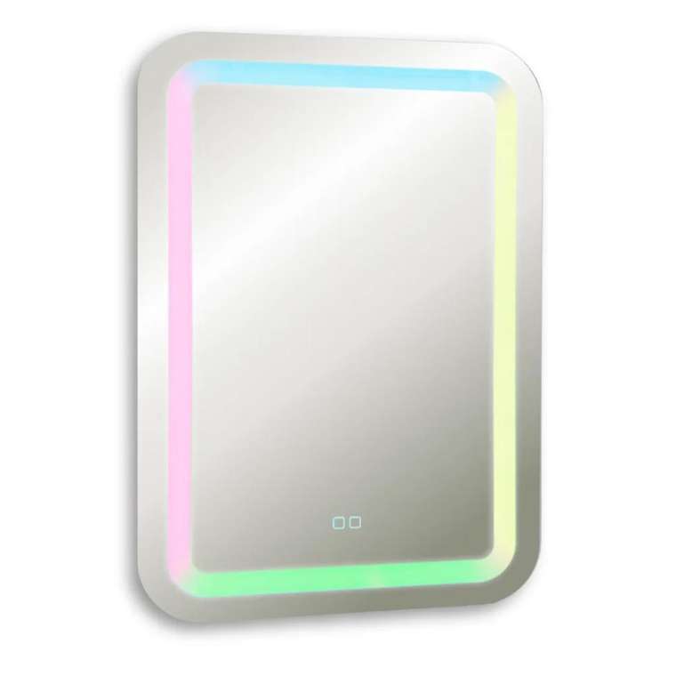 Зеркало Silver Mirrors Malta-RGB 550х800 (сенсорный выключатель, мульти-цвет)