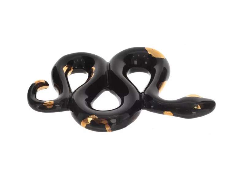 Статуэтка Snake 12 черного цвета