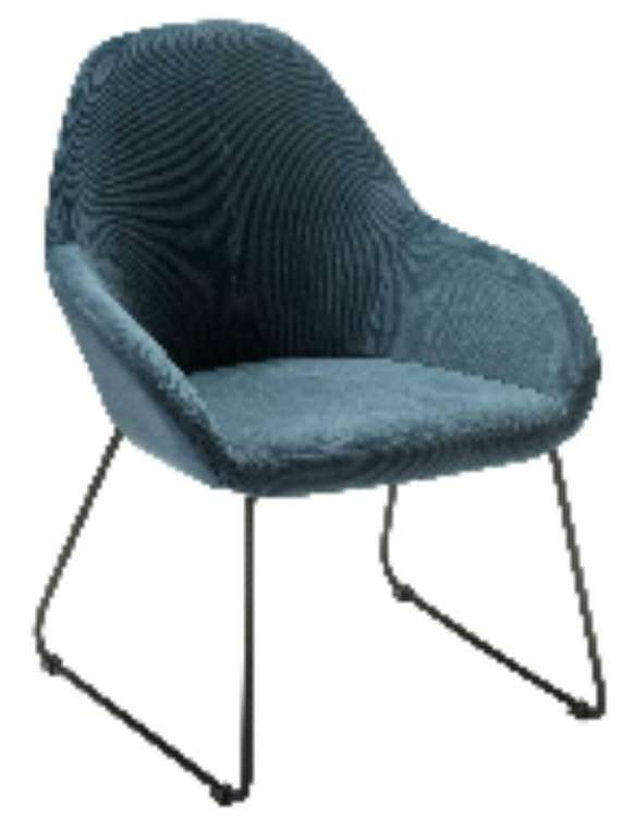 Стул-кресло Kent Diag темно-синего цвета