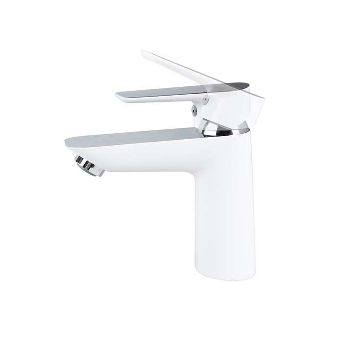 Смеситель для умывальника IDDIS Cloud белого цвета