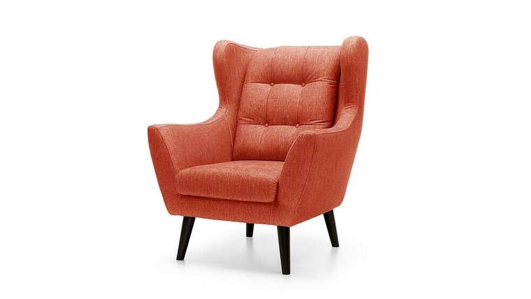 Кресло Ньюкасл красного цвета