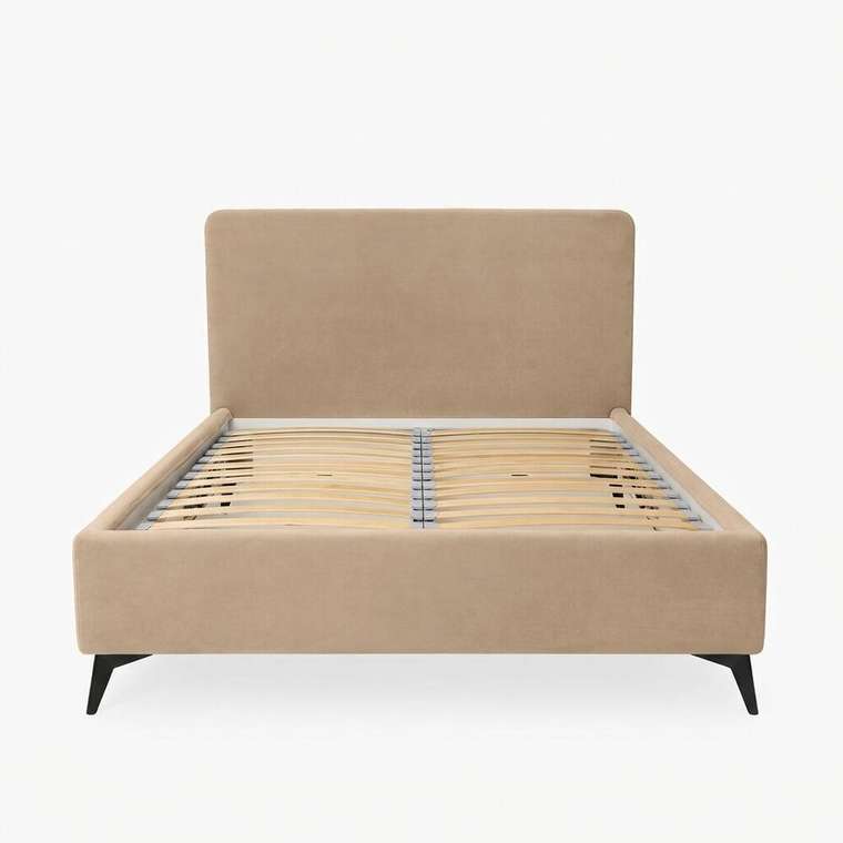 Кровать Cozy LB 200х200 бежевого цвета без подъёмного механизма 