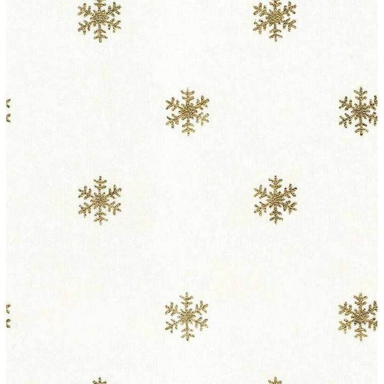Скатерть из смолы, устойчивая к пятнам  Snowflakes Gold Разноцветный 300 x 150
