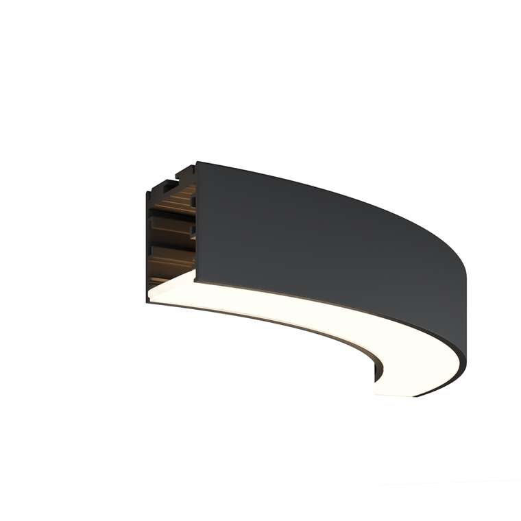 Комплектующие к светодиодной ленте Led Strip ALM-3535R-B-D-90°-0.3M Радиусный профиль Led strip