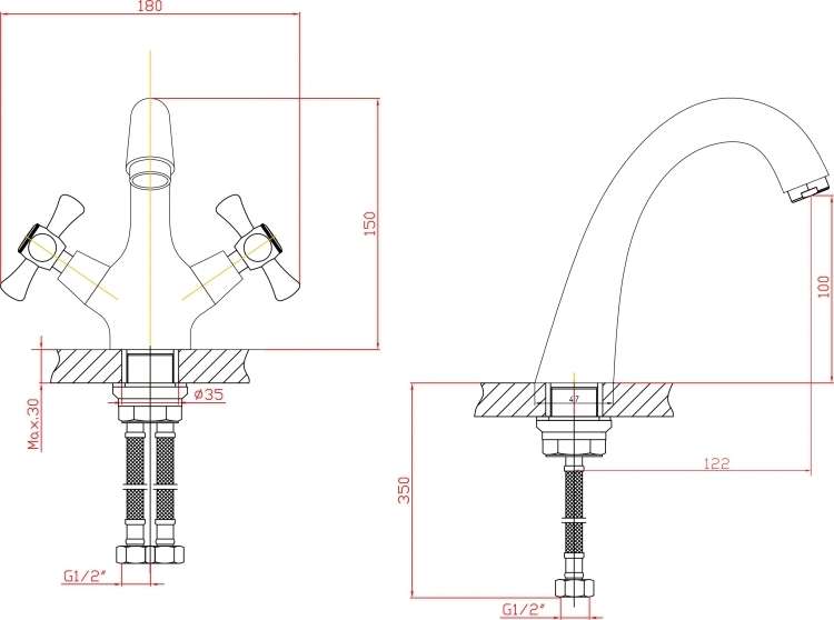 Смеситель Classic для раковины