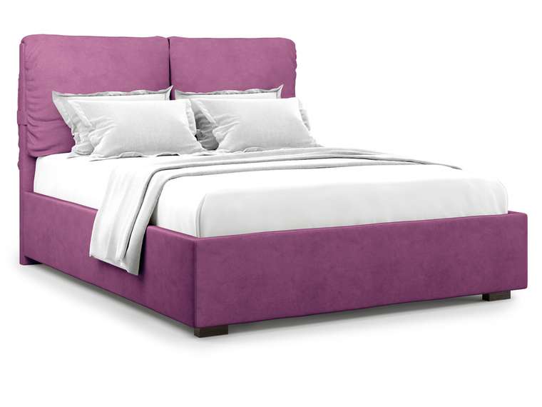 Кровать Trazimeno 140х200 пурпурного цвета с подъемным механизмом