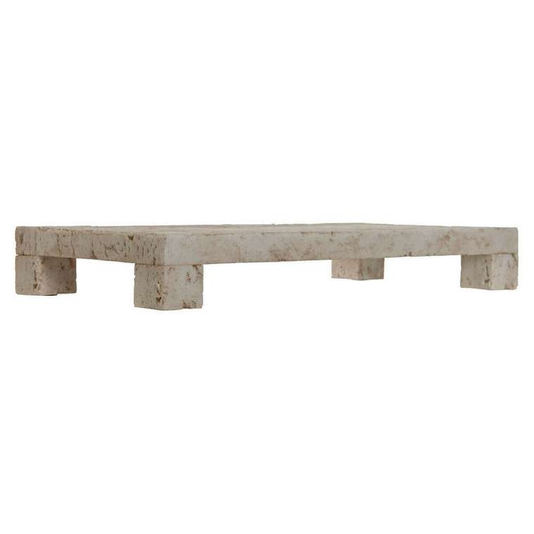 Блюдо Бежевый город 34 x 17 x 4