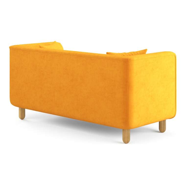 Двухместный диван Tribeca желтого цвета