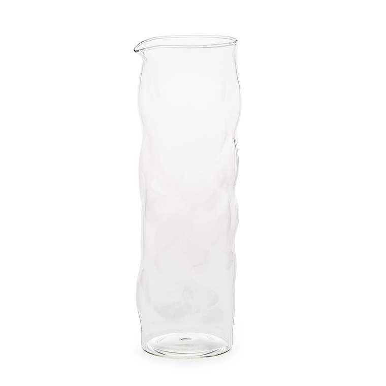 Графин SelettI Glass from Sonny Carafe из фактурного прозрачного стекла