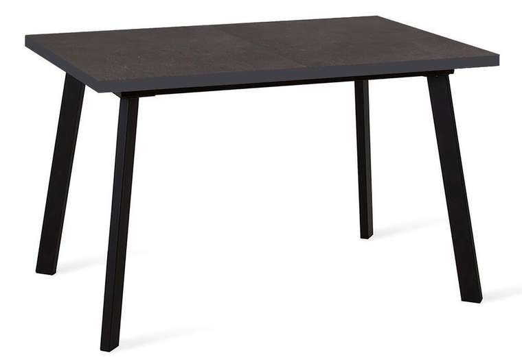 Раздвижной обеденный стол DikLine HB120 черно-коричневого цвета