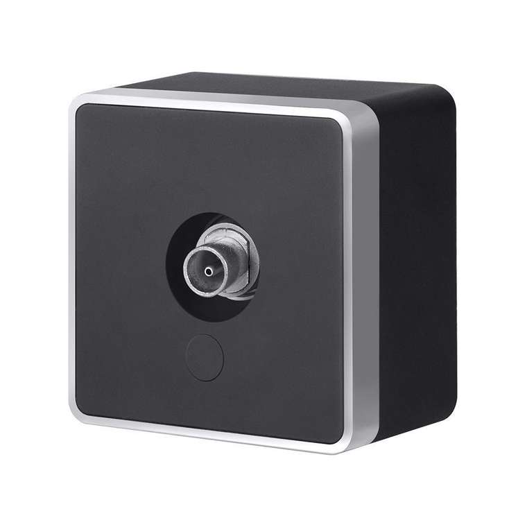 ТВ-розетка оконечная Gallant черный с серебром W5083034 W5083034 Накладные механизмы Gallant черный с серебром