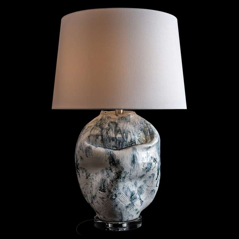 Настольная лампа Larimar 10502T (ткань, цвет белый)