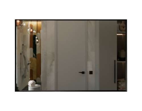Настенное зеркало Bello 90х140 в черной раме