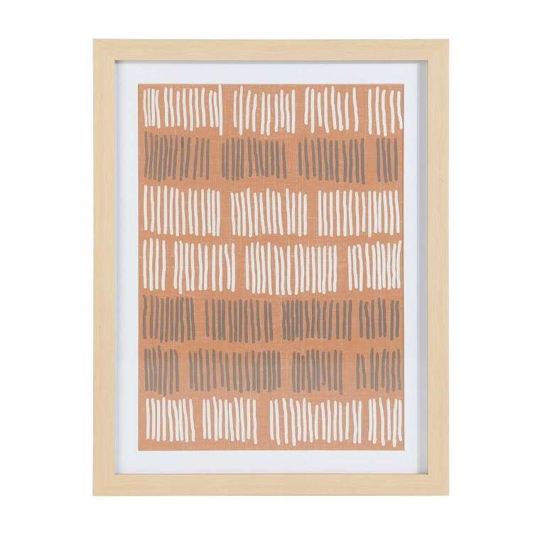 Картина Roberval бежево-белого цвета