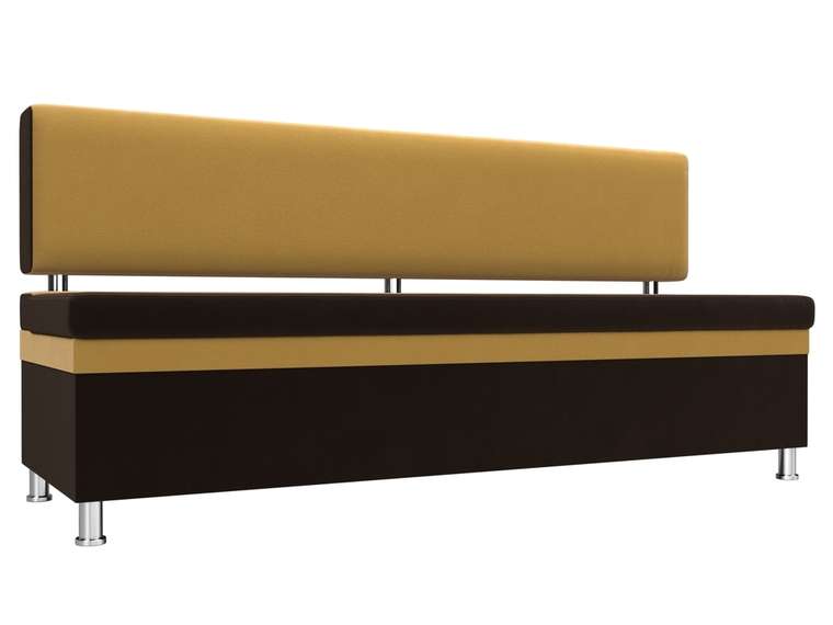 Прямой диван Стайл желто-коричневого цвета