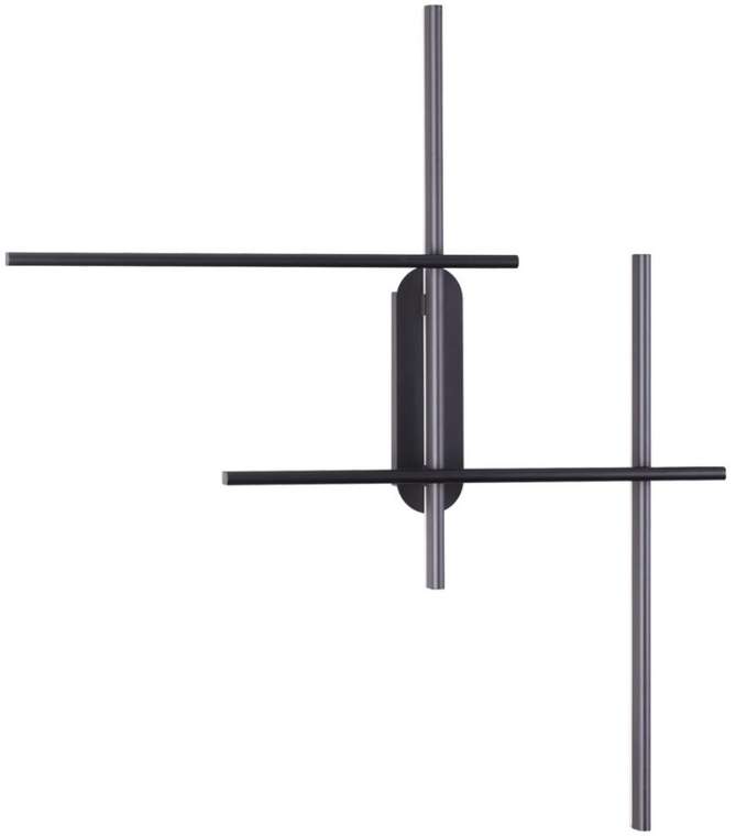 Настенный светильник Odeon Light Rudy 3890/36WLP L-VISION черный/металл LED 3000K/4000K (перекл. ч/з тумблер) 36W 220V