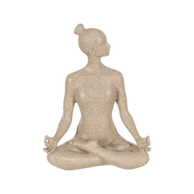 Декоративная фигура Бежевый Yoga 17,5 x 10,5 x 22,5