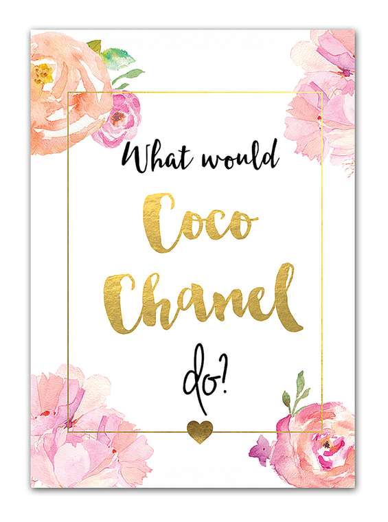 Постер "Coco Chanel"