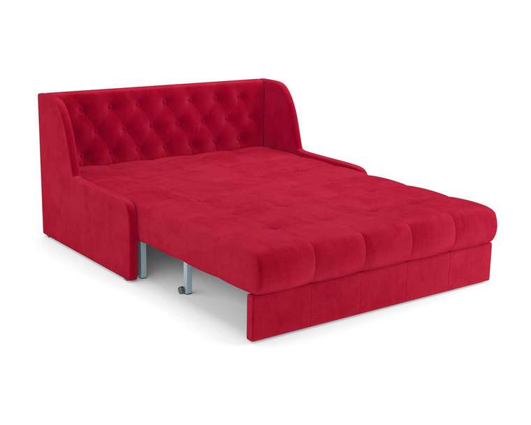 Диван-кровать Барон 6 красного цвета