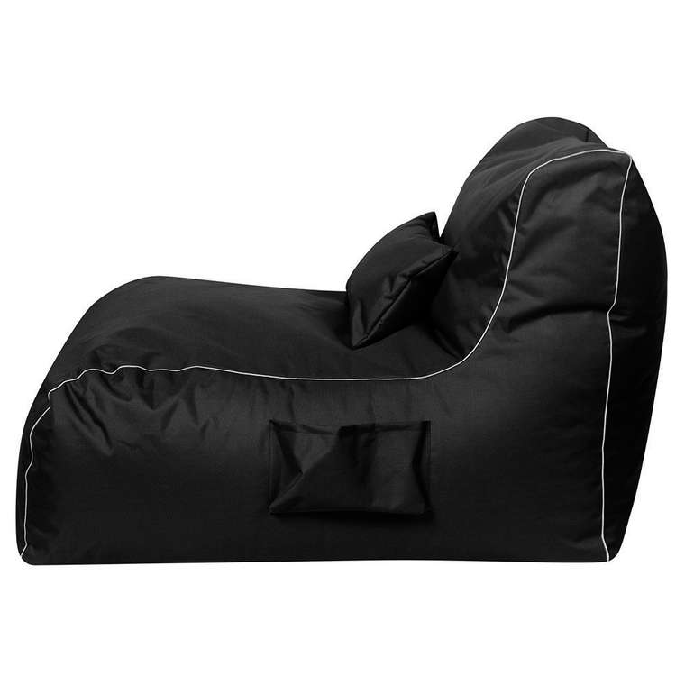 Кресло-лежак Оскар черного цвета