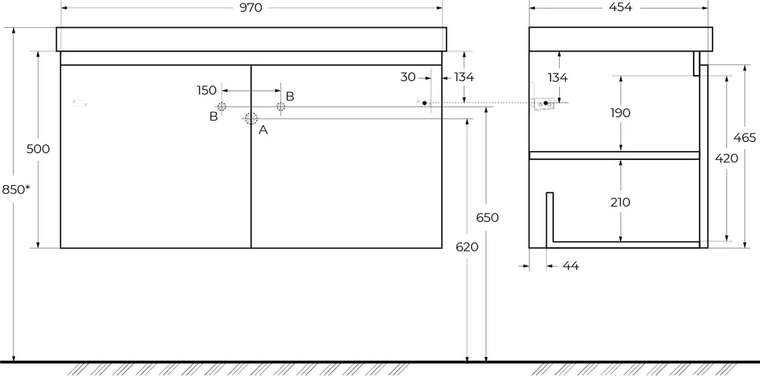 Тумба для комплекта Giubileo