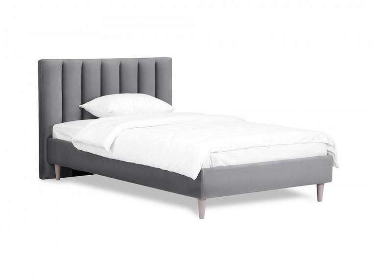Кровать Prince Louis L 120х200 серого цвета 