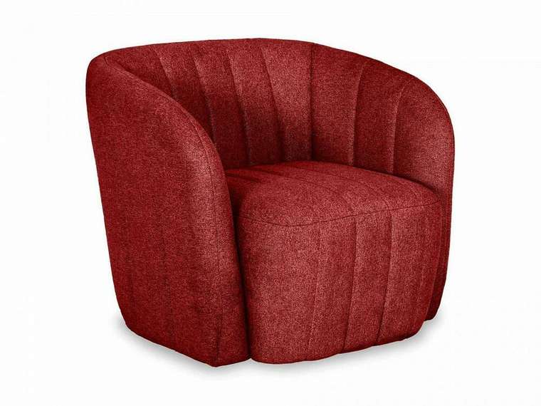 Кресло Lecco красного цвета