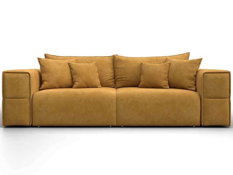 Диван-кровать Лига-058 желтого цвета