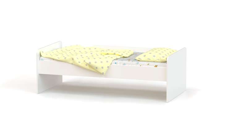 Детская кровать Ridgimmi 6 80х180 белого цвета