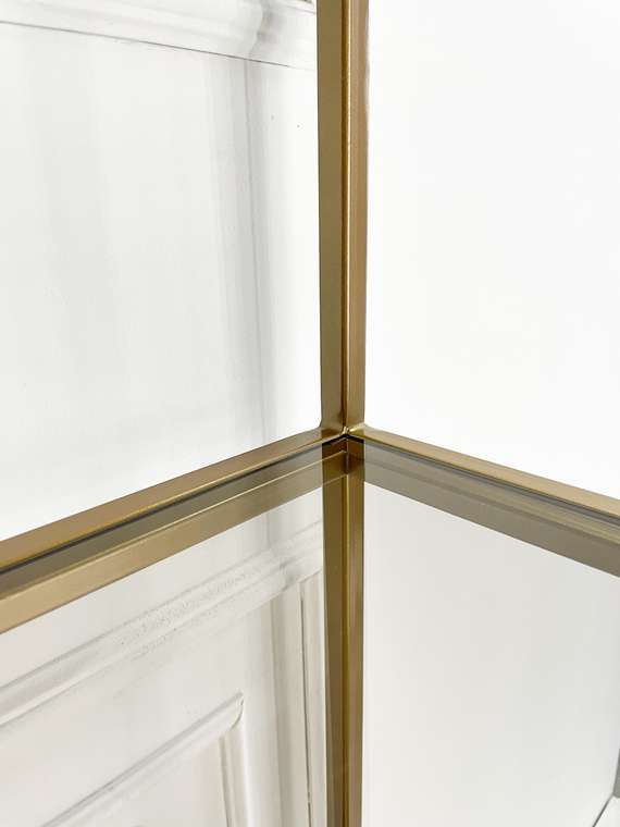 Журнальный столик "Adele" бронзовый с бронзовым стеклом (450х550х550)