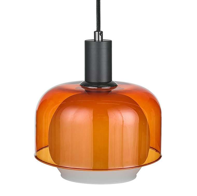 Подвесной светильник Nature с плафонами оранжевого цвета