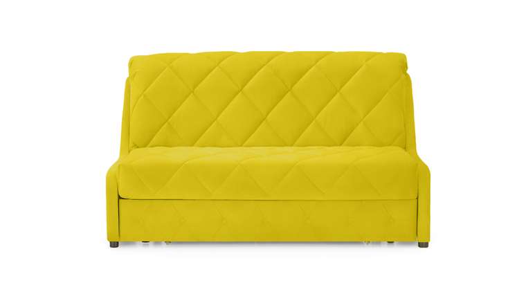 Диван-кровать Римус 2 желтого цвета