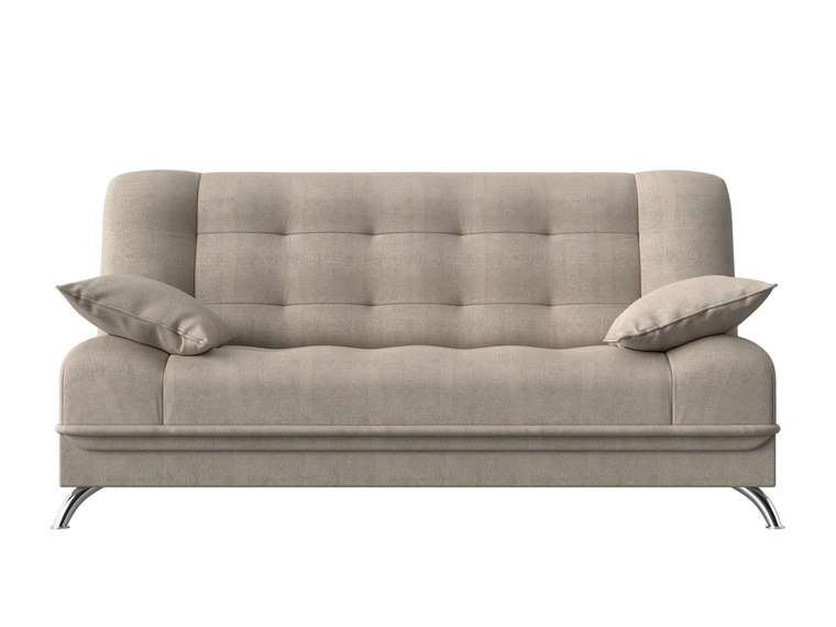 Прямой диван-кровать Анна бежевого цвета