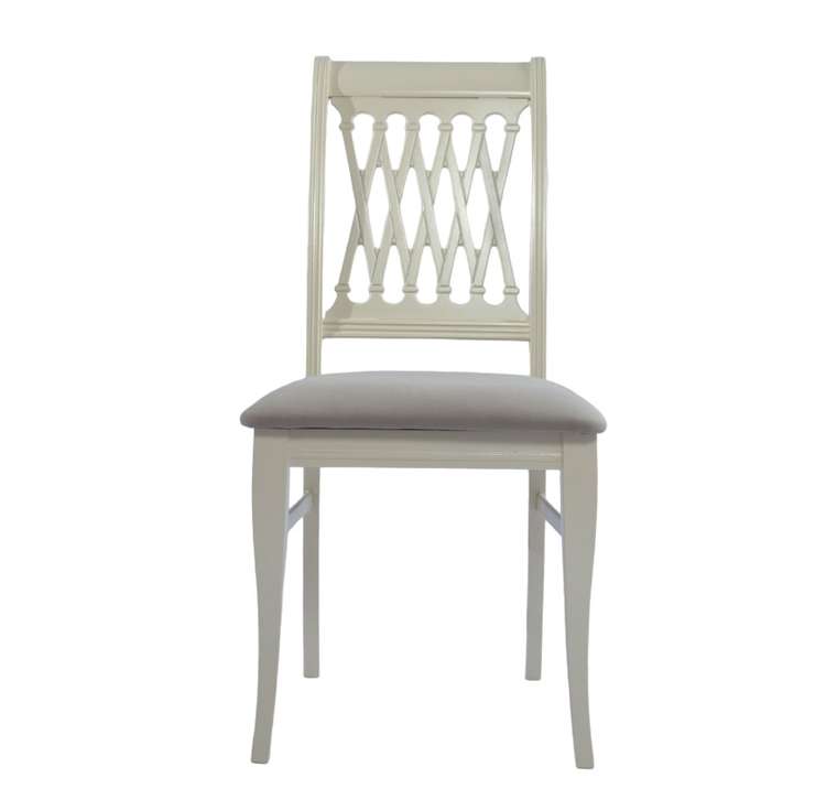 Комплект из двух стульев Ричмонд бежевого цвета на основании цвета слоновой кости