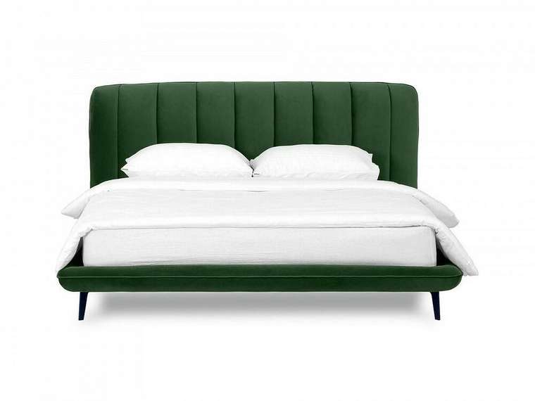 Кровать Amsterdam 180х200 темно-зеленого цвета