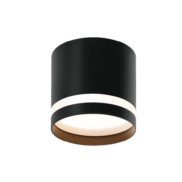 Точечный светильник накладной Wolta WSL-GX53/04BL под лампу GX53 Черный MODERNO