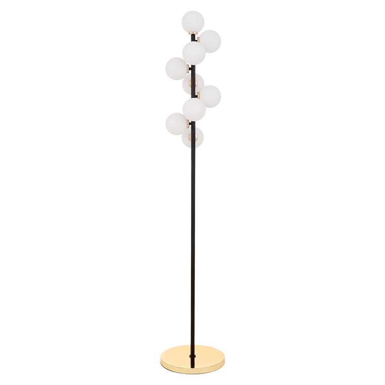 Торшер Lumina Deco Marsiada LDF 6033-9 BK+F.GD