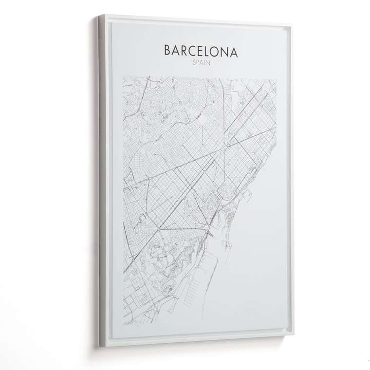 Картина Uptown Barcelona на холсте