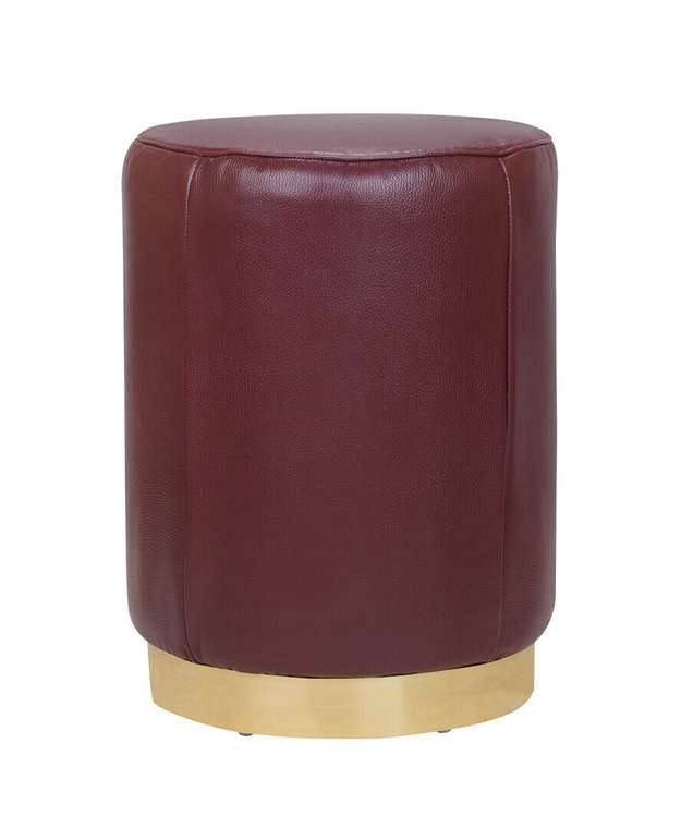 Пуф Topper brown leather коричневого цвета