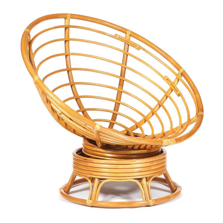Кресло-качалка Papasan Honey светло-коричневого цвета