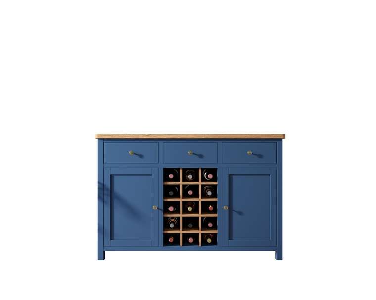 Винный шкаф Jules Verne синего цвета