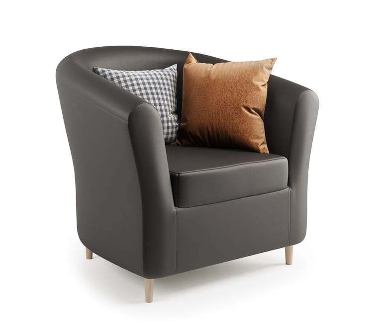 Кресло Евро Лайт шоколадного цвета