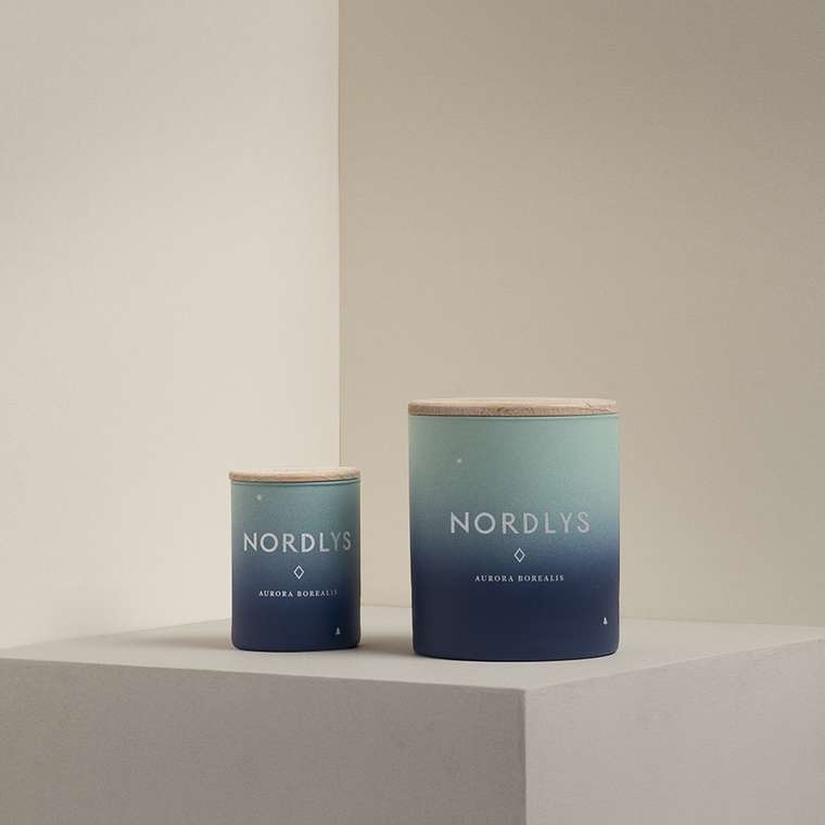 Свеча ароматическая Nordlys с крышкой