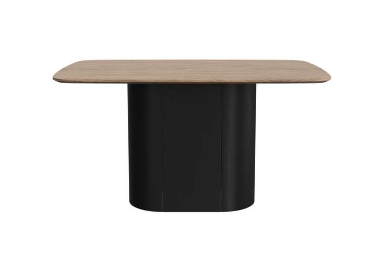 Обеденный стол Type 140 черно-бежевого цвета