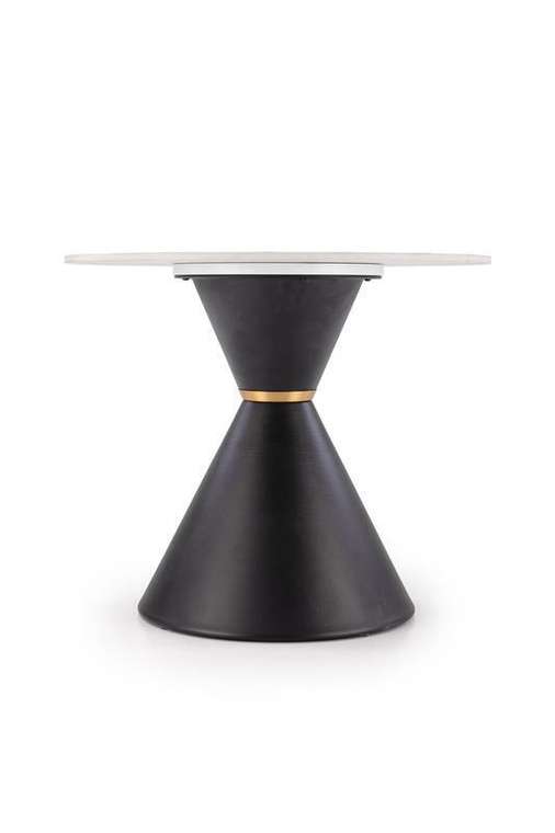 Стол журнальный Goretti S бело-черного цвета