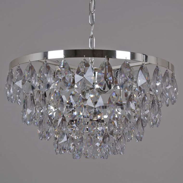 Хрустальная люстра 08533-0.4-10 (хрусталь, цвет прозрачный)