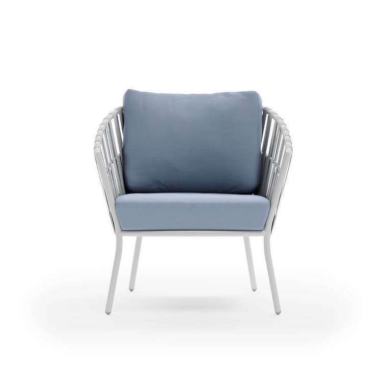 Кресло садовое Бора-бора серо-голубого цвета