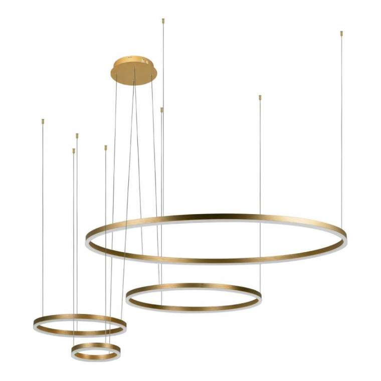 Подвесной светильник Ring 10017/4L (металл, цвет золото)
